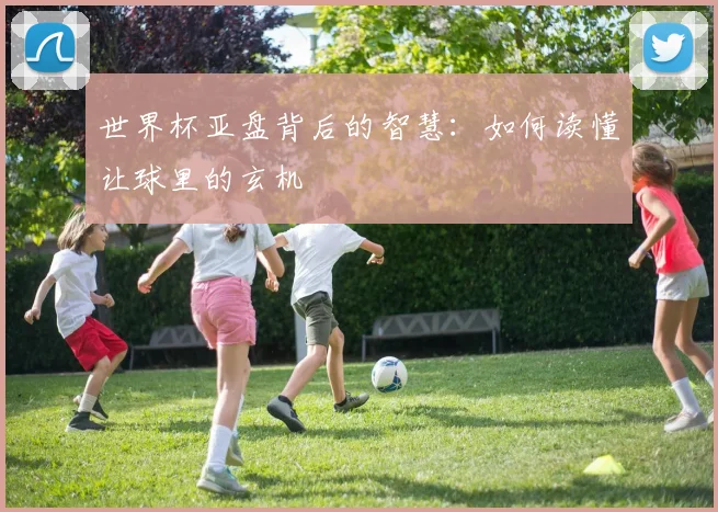 世界杯亚盘背后的智慧:如何读懂让球里的玄机