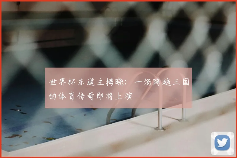世界杯东道主揭晓：一场跨越三国的体育传奇即将上演