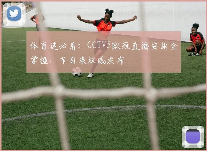 体育迷必看：CCTV5欧冠直播安排全掌握，节目表权威发布